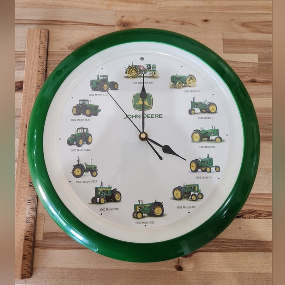 John Deere Wall Decor Vintage John Deere Wall Clock Makes Tractor
